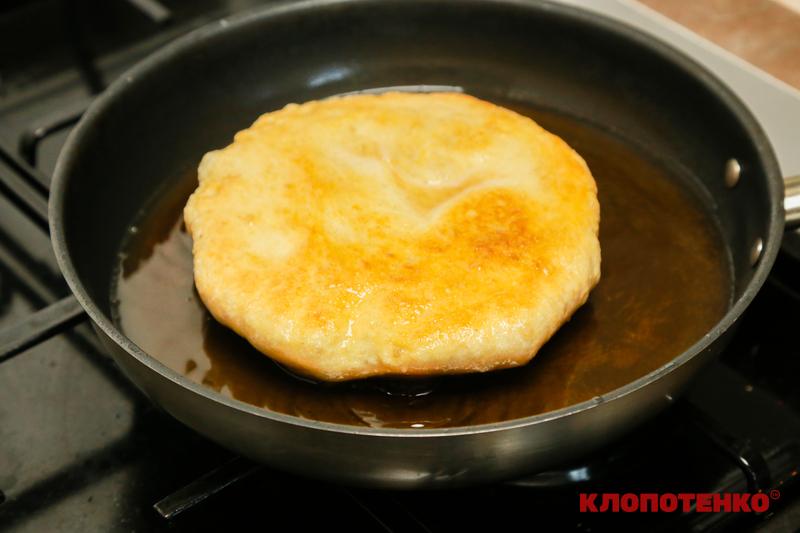 Смаження лангоша