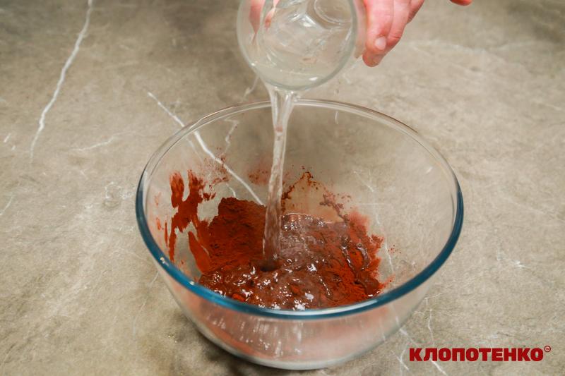 какао для коржів