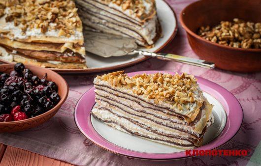 Торт з млинців за покроковим рецептом Євгена Клопотенка
