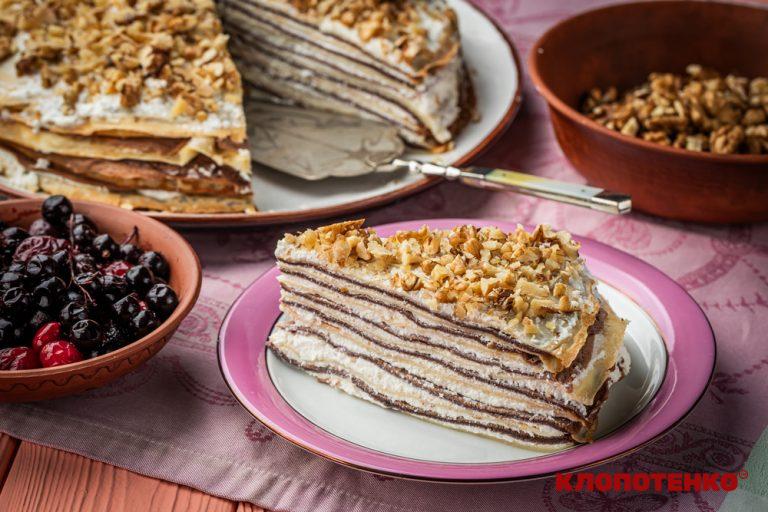 Торт з млинців за покроковим рецептом Євгена Клопотенка