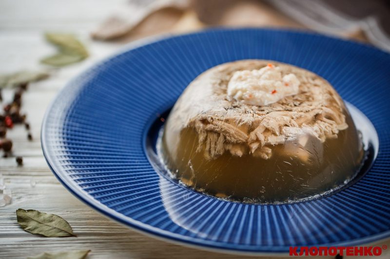 Калорійність холодцю з яловичини 