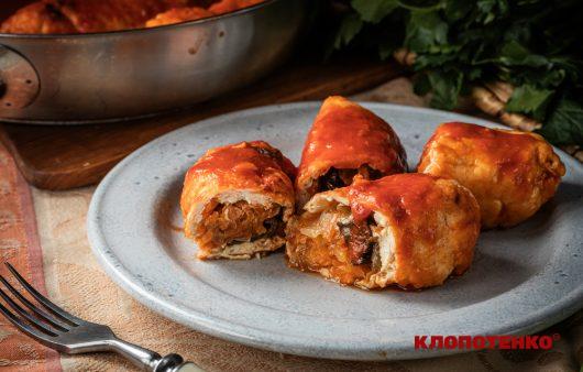 Курячі крученики з грибами