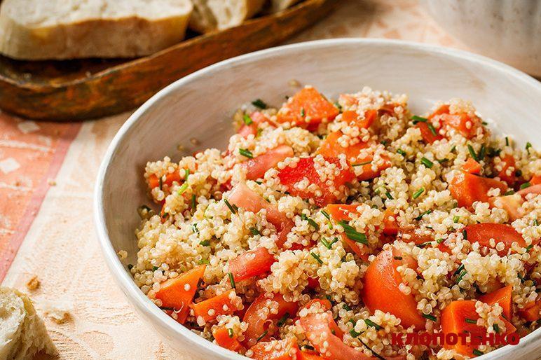 Салат з кіноа та овочів 