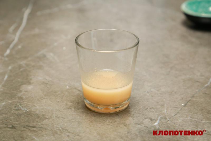 агар-агар замочений у воді