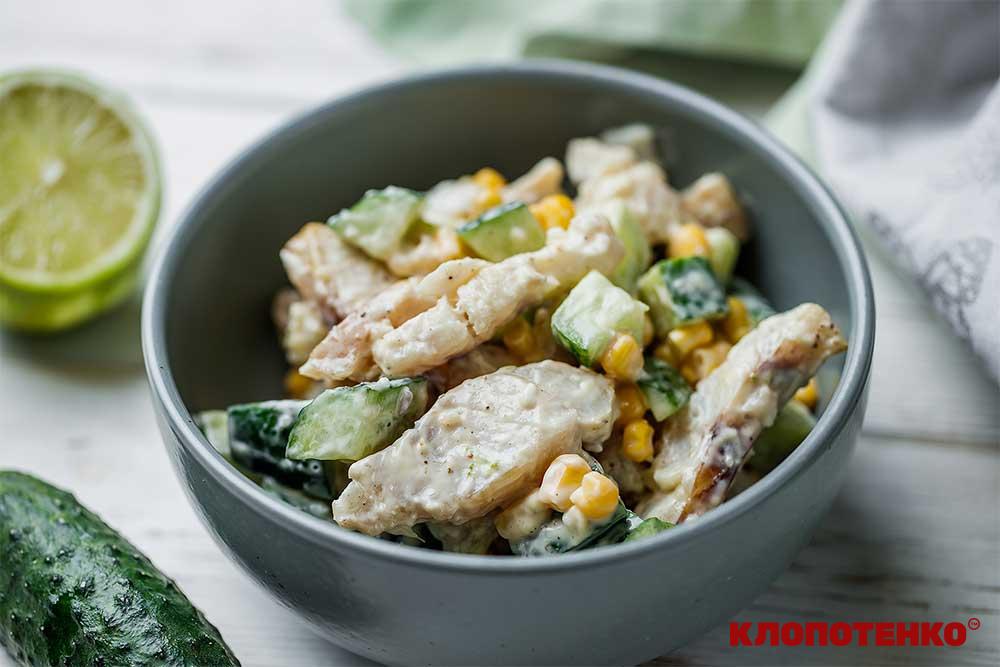 салат з філе минтая