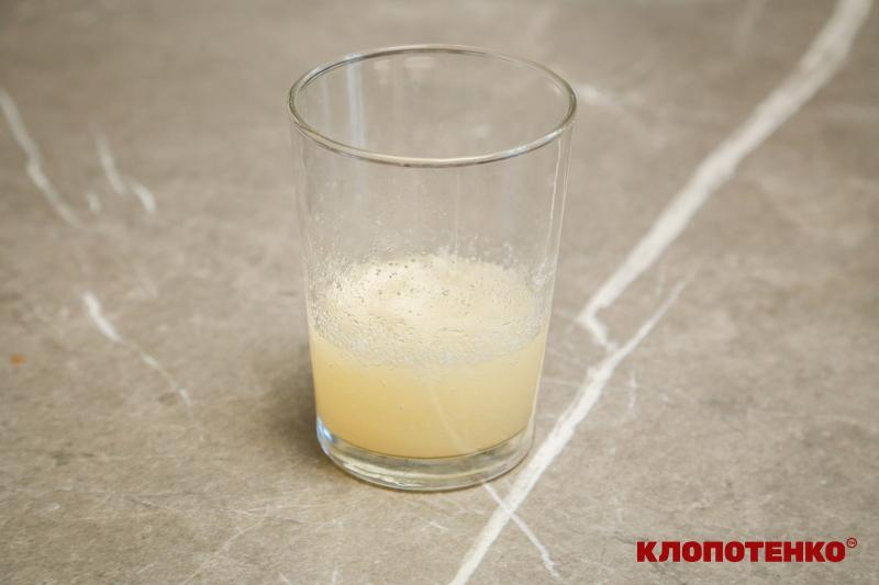 Замочування желатину