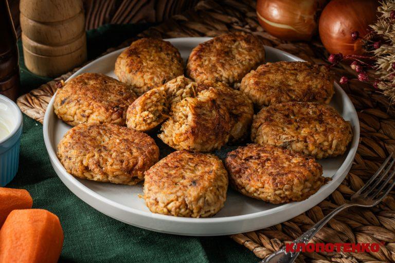 Котлети з консервованої сардини