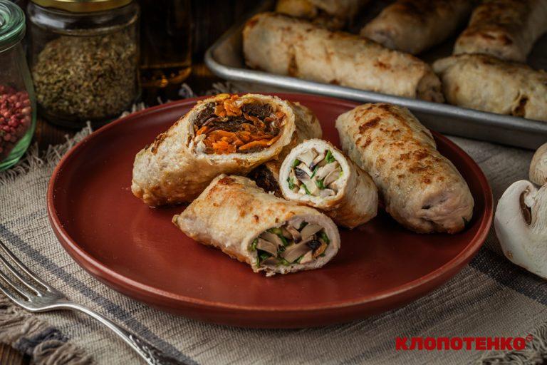 Крученики з грибами