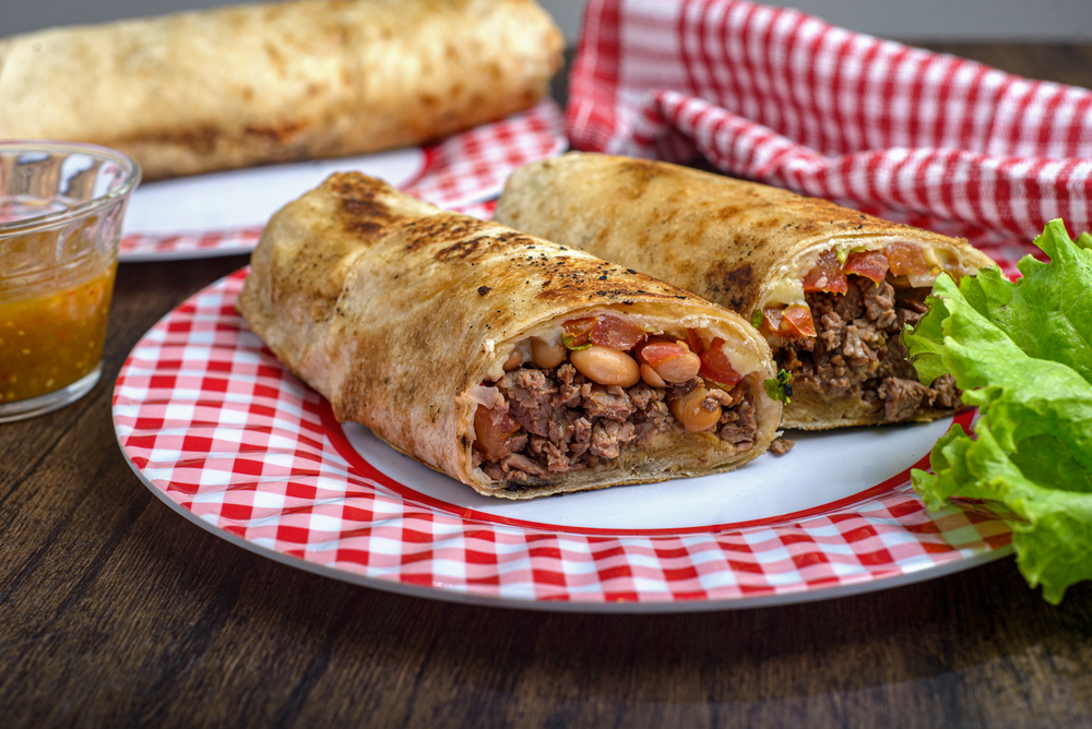 Лаваш з фаршем в духовці