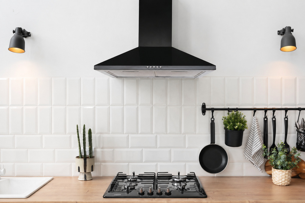 красива витяжка на кухні