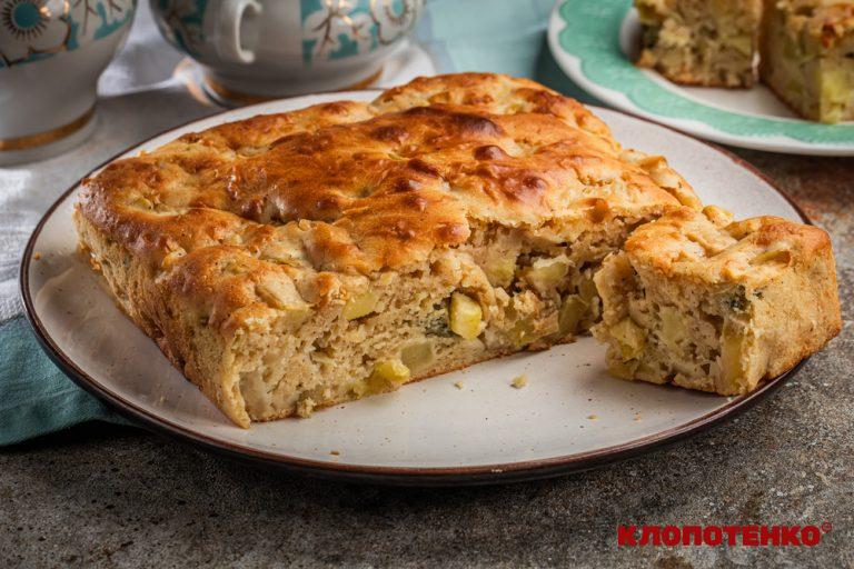 яблучний пиріг на кефірі