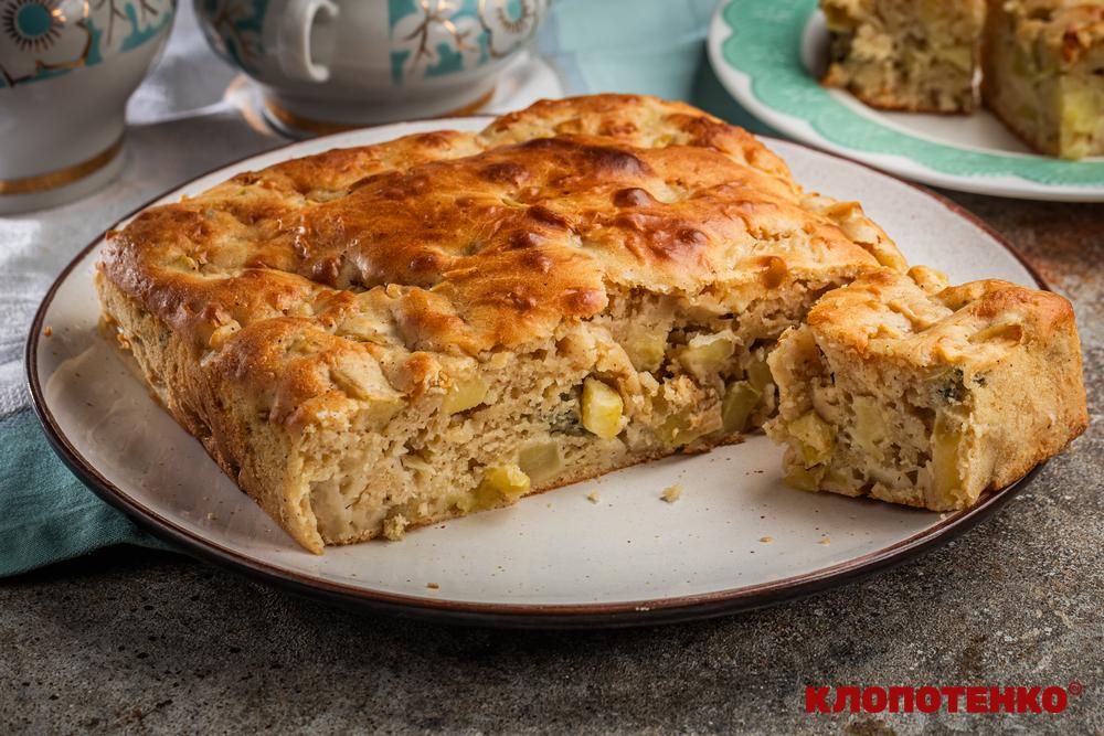 яблучний пиріг на кефірі