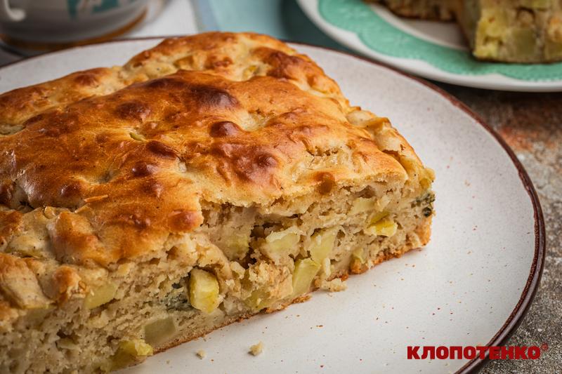 яблучний пиріг на кефірі