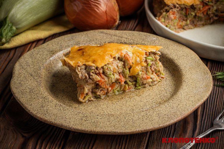 Запіканка з кабачком і фаршем за рецептом Євгена Клопотенка