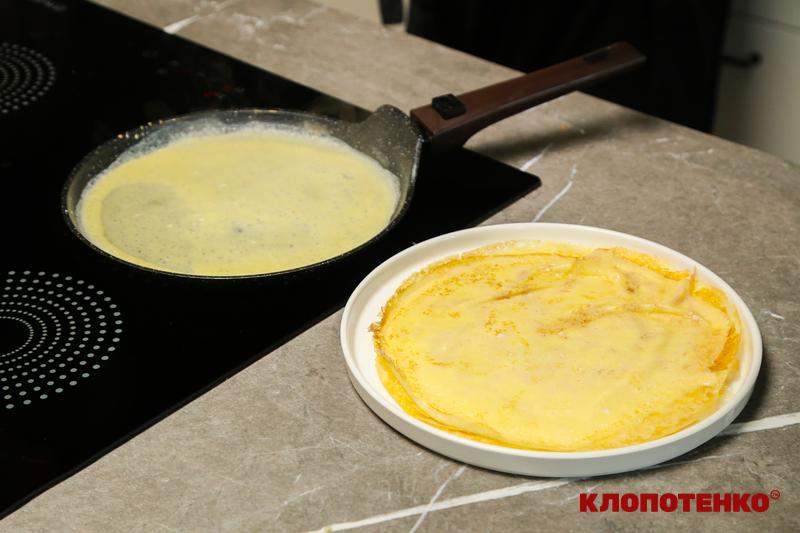 смаження млинців