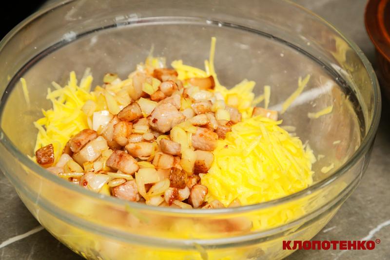 терта картопля та підчеревок