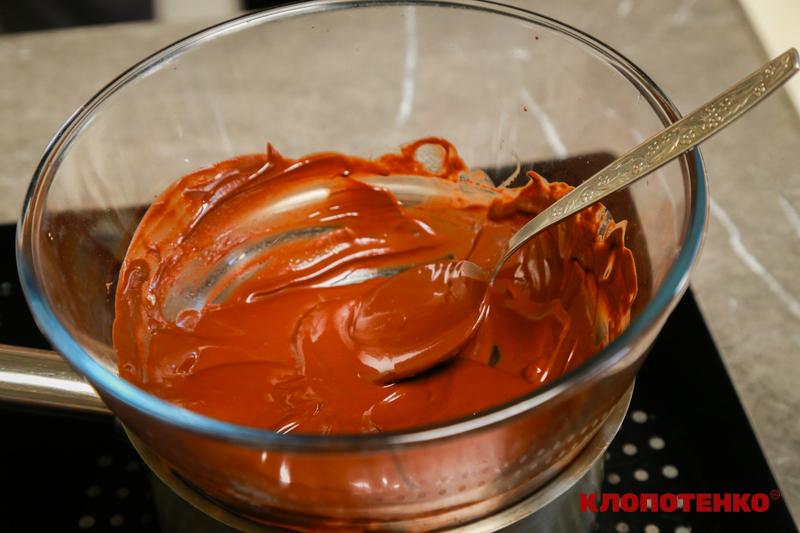 розтоплений шоколад