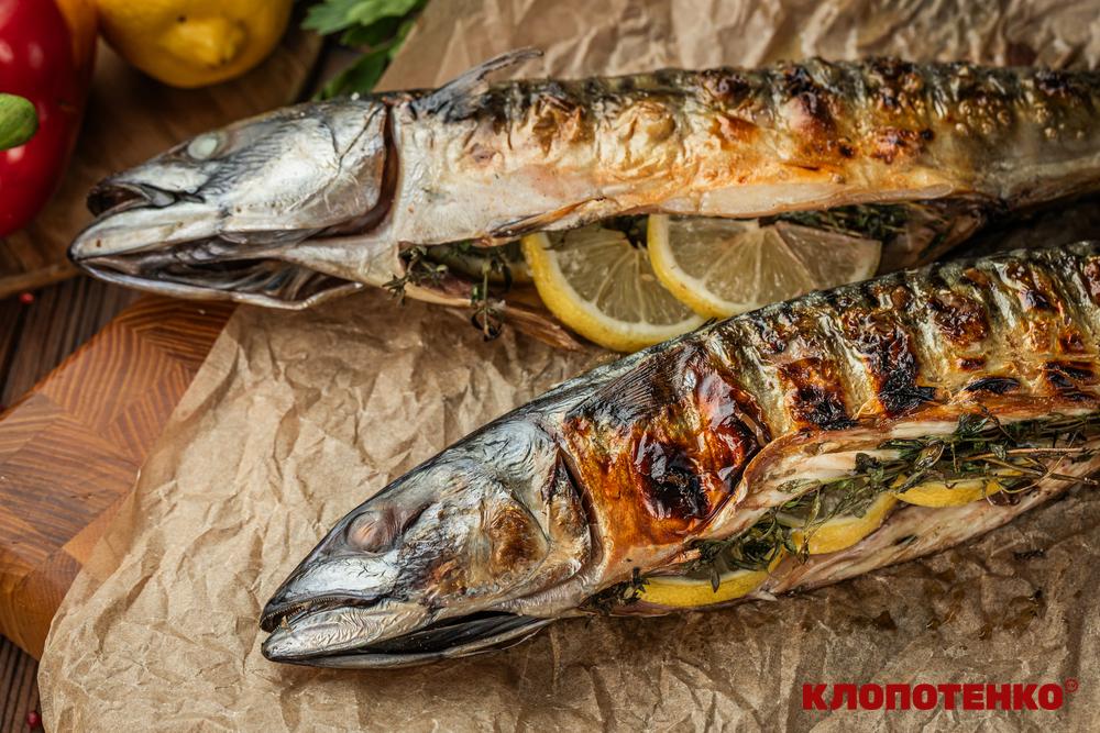 скумбрія на мангалі