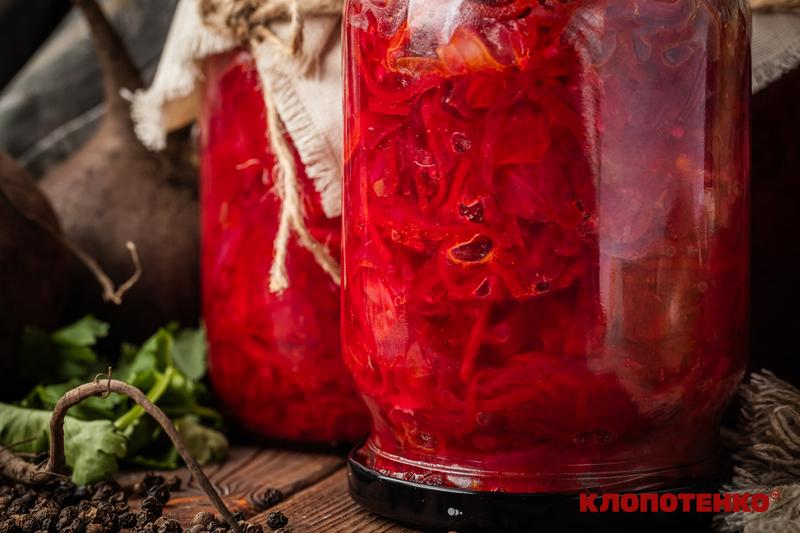 борщова заправка на зиму з буряком та капустою