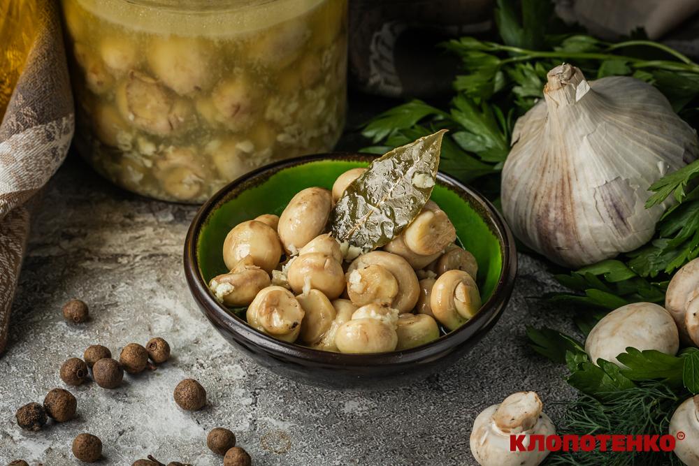 мариновані шампіньйони за 5 хвилин