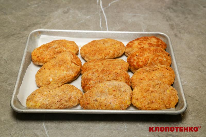 котлети з грибами