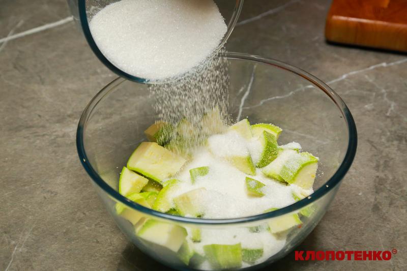 кабачки з цукром